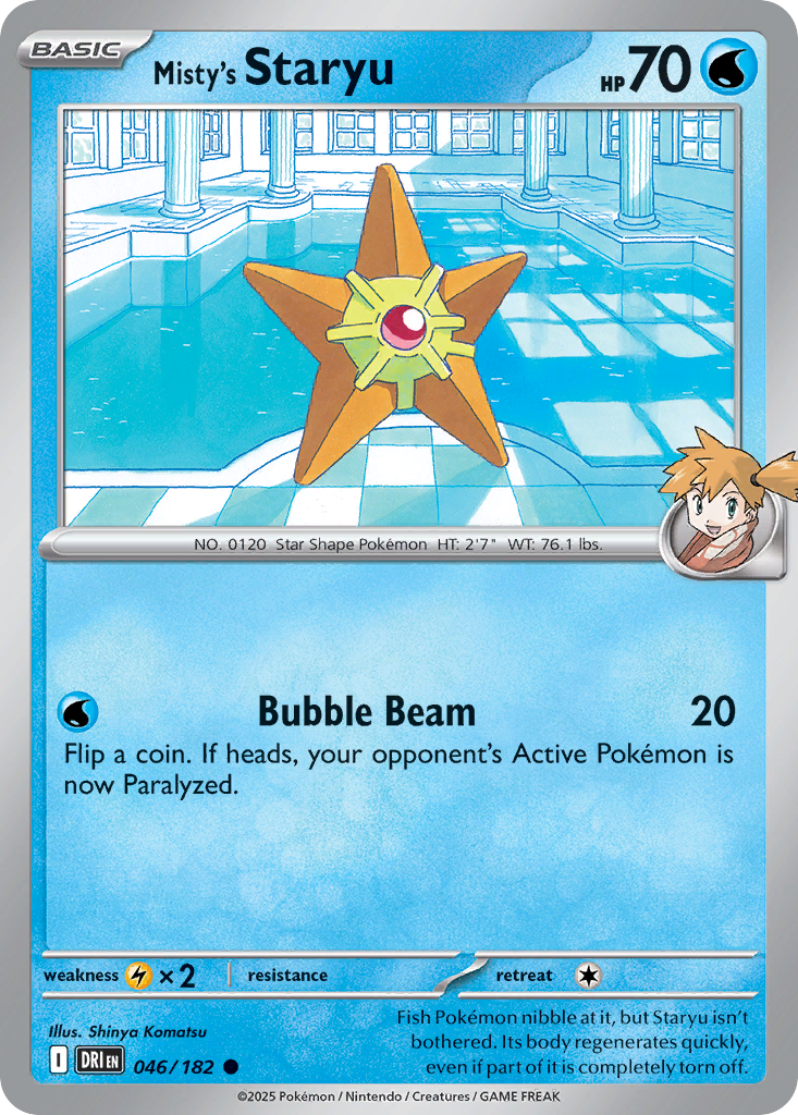 Misty’s Staryu - 046/182 - EN