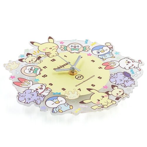 Pokepiece Pokemon Wanduhr