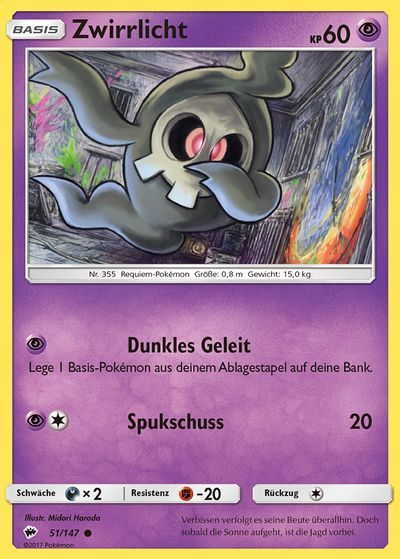Zwirrlicht 051/147 - Pokémon TCG