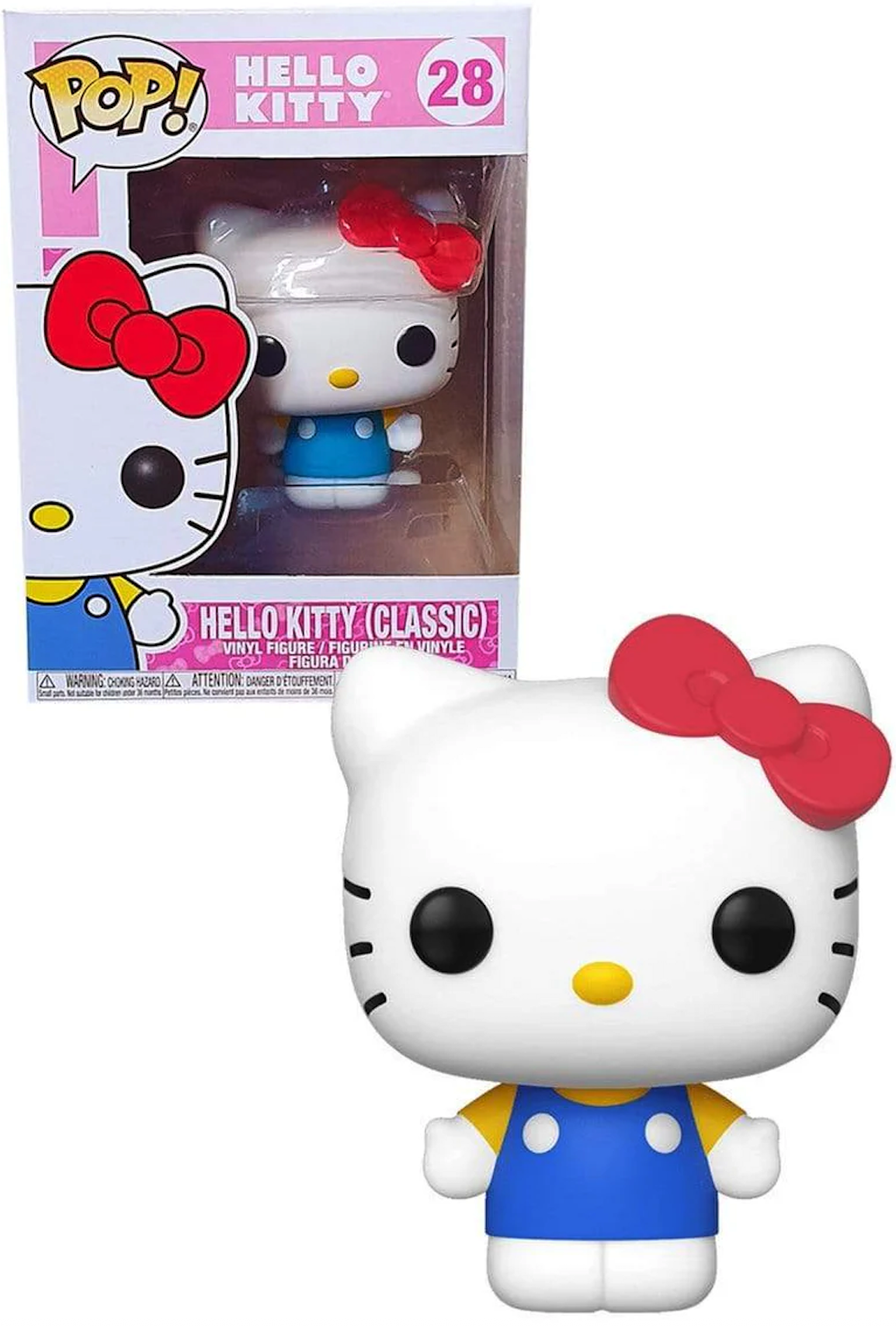 Hello Kitty POP! #28 Vinyl Figur Hello Kitty (Classic) 9cm 