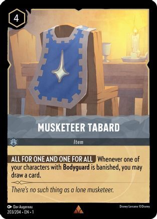 Musketeer Tabard - 203/204 - EN Musketeer Tabard - 203/204 - EN