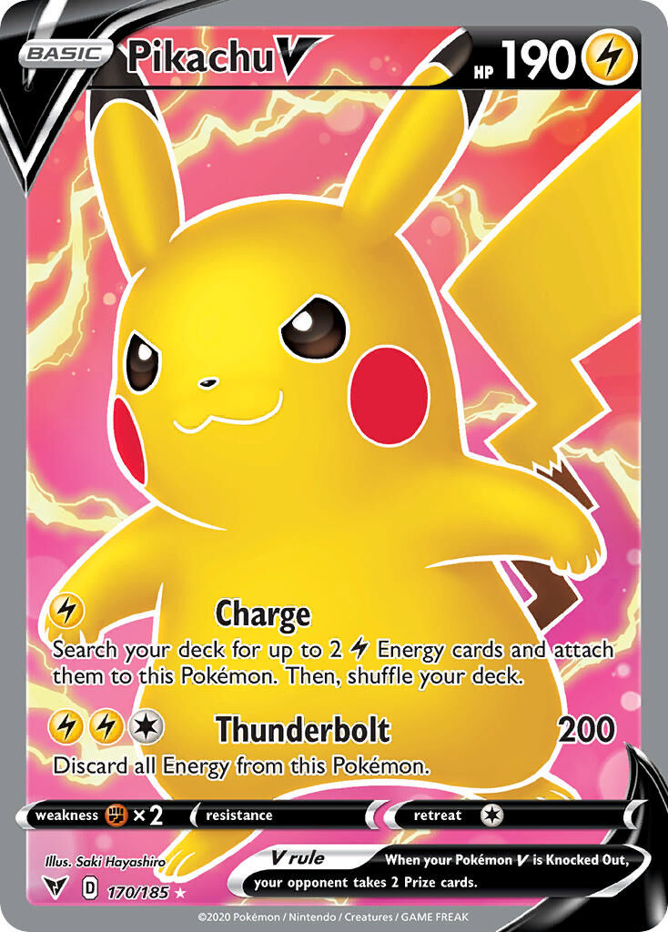 Pikachu V - 170/185 - EN
