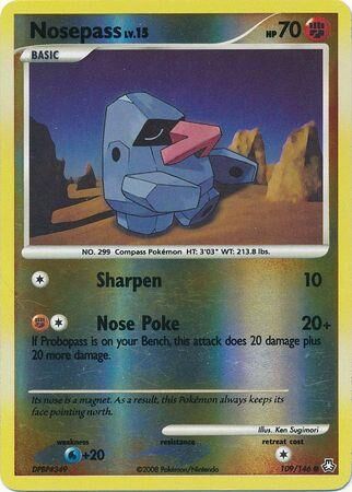 Nosepass - 109/146 - Reverse Holo - EN