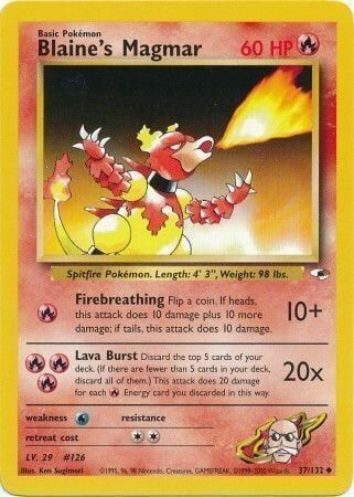 Blaine’s Magmar - 37/132 - Unlimited - EN