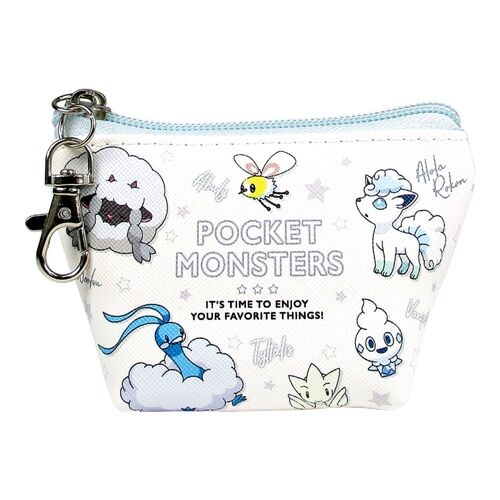 Pokemon Triangle Mini Pouch Colors/White Pokemon Triangle Mini Pouch Colors/White