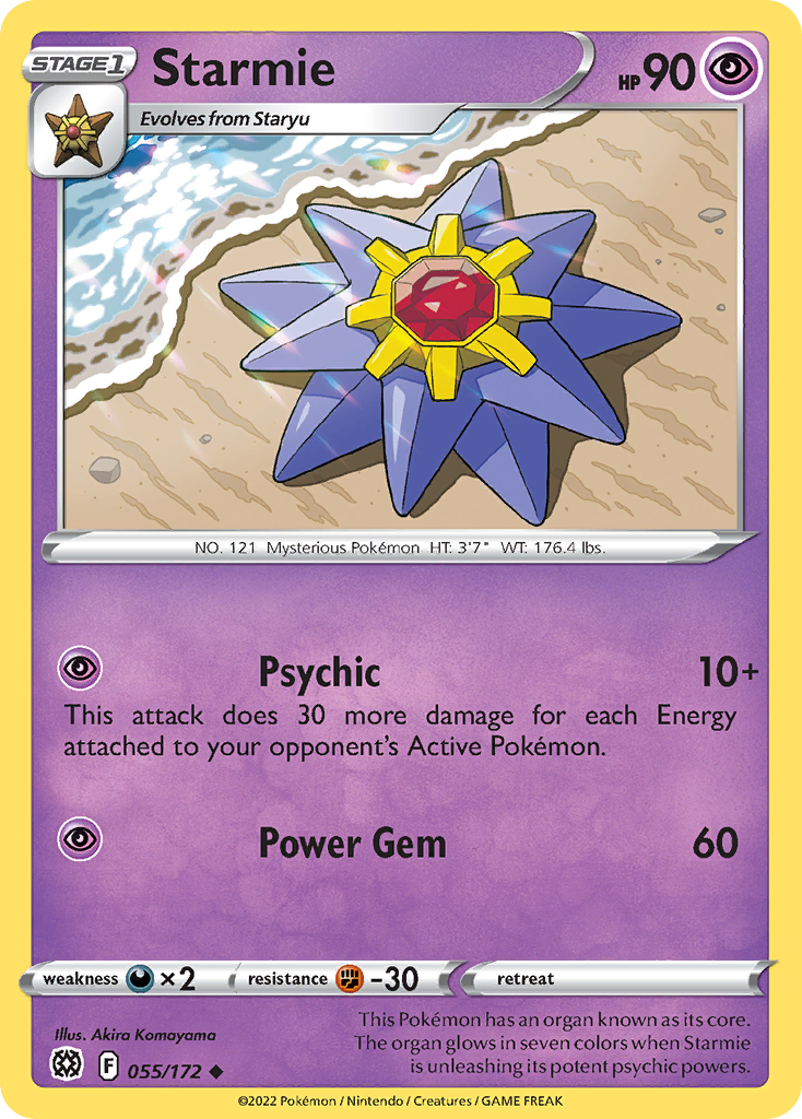 Starmie - 055/172 - EN Starmie - 055/172 - EN