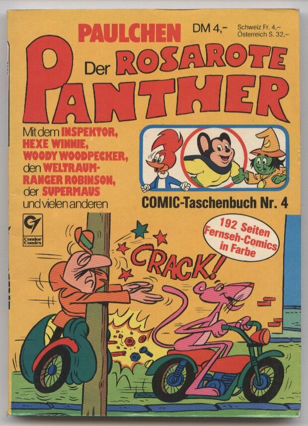 Paulchen der Rosarote Panther Taschenbuch #4