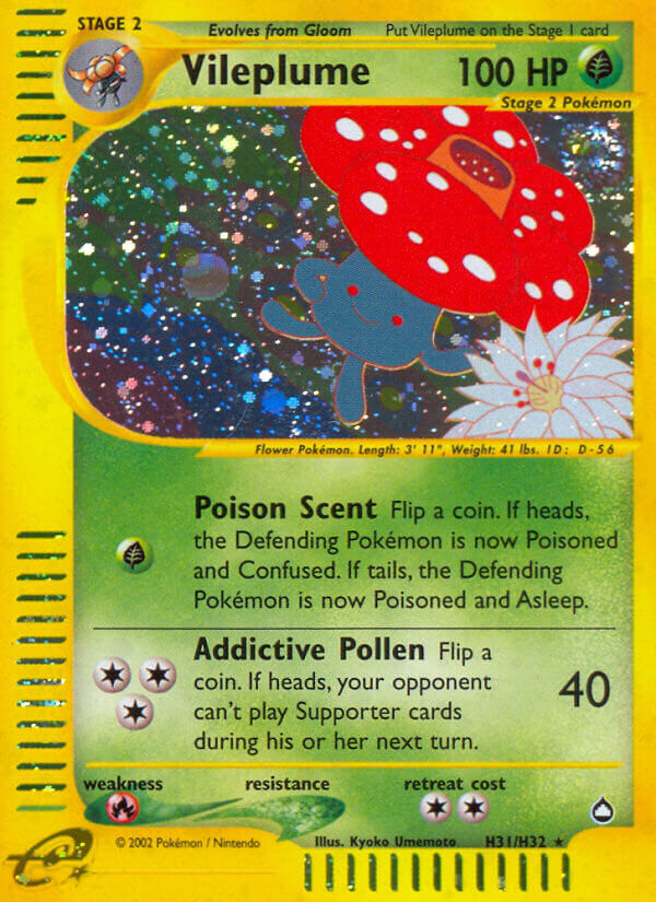 Vileplume - H31/H32 - Holo Rare - EN Vileplume - H31/H32 - Holo Rare - EN
