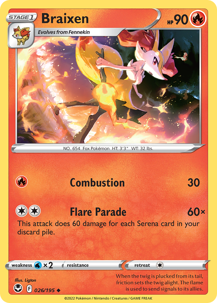 Braixen - 026/195 - EN Braixen - 026/195 - EN
