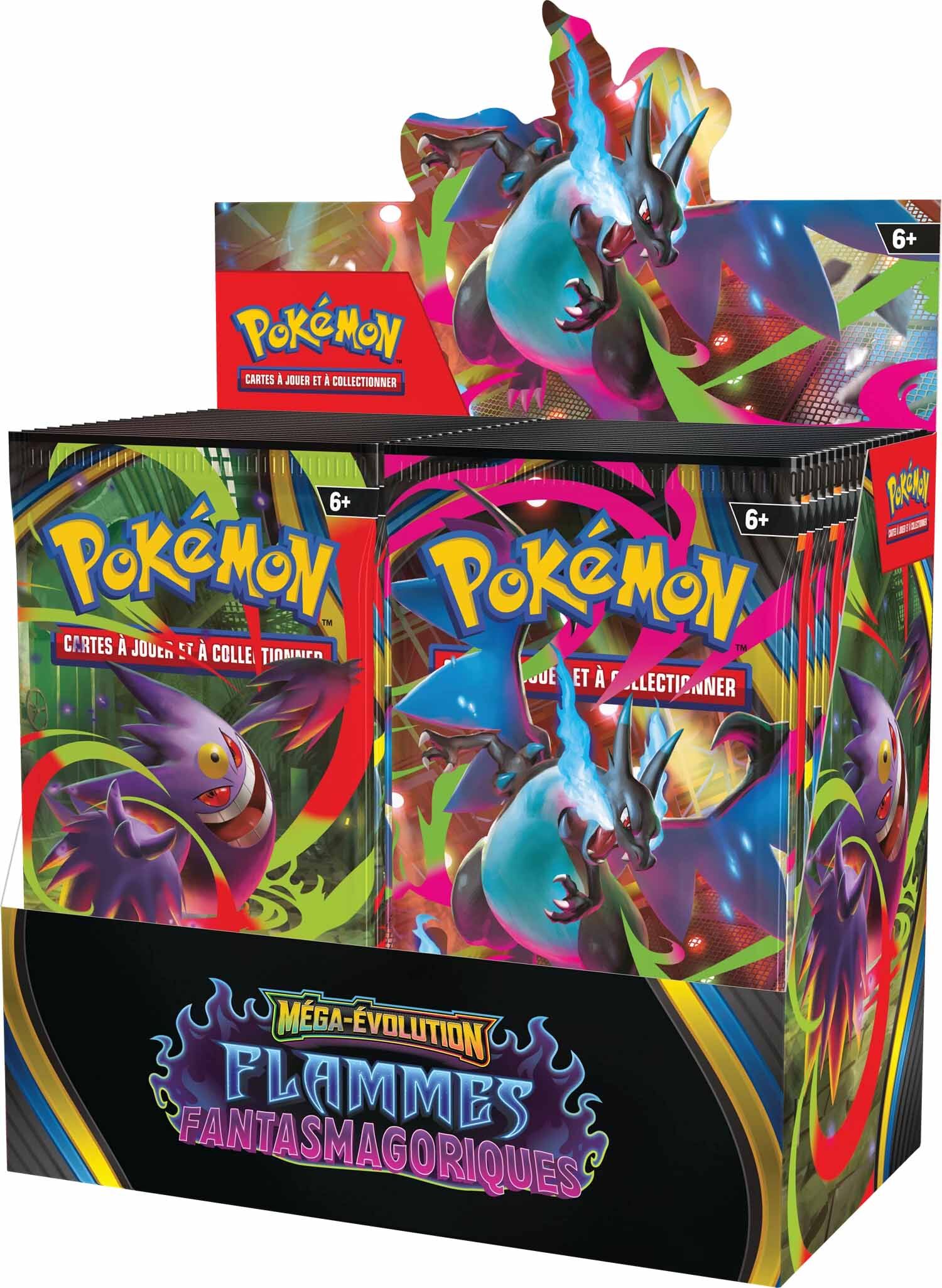 Pokémon JCC: Méga-Évolution - Flammes Fantasmagoriques Booster Display (36 Packs) - FR