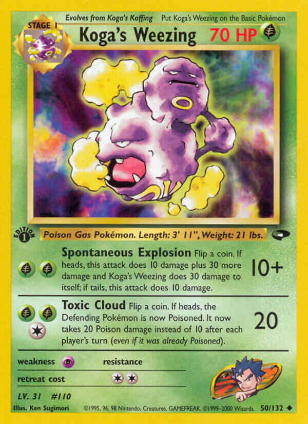 Koga’s Weezing - 50/132 - EN