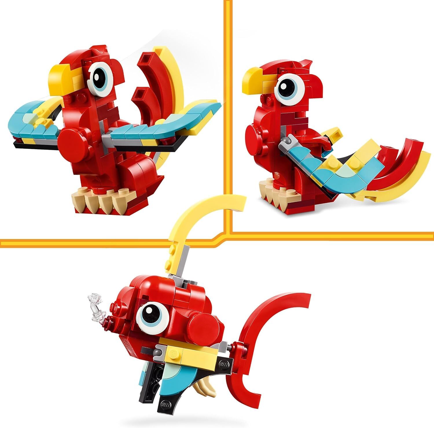 Lego Creator Roter Drache 31145