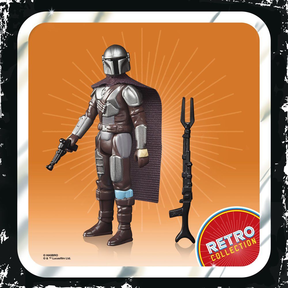 Star Wars The Mandalorian Retro Collection Actionfigur 2022 The Mandalorian 10 cm