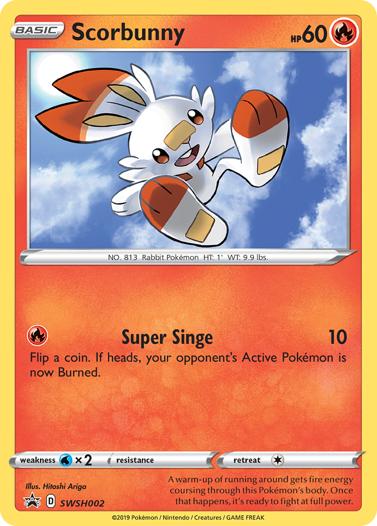 Scorbunny - SWSH002/306 - EN Scorbunny - SWSH002/306 - EN