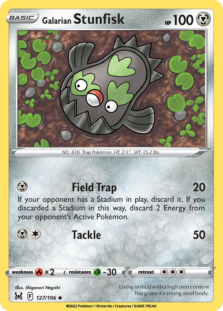 Galarian Stunfisk - 127/217 - EN
