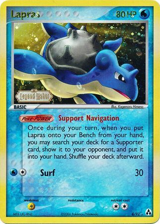 Lapras - 8/92 - Reverse Holo - EN