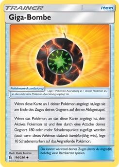 Giga-Bombe 196/236 - Pokémon TCG