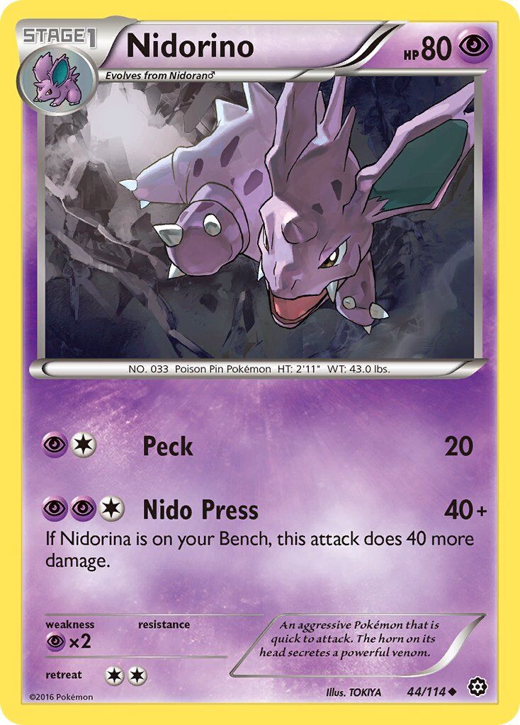 Nidorino - 44/114 - EN Nidorino - 44/114 - EN