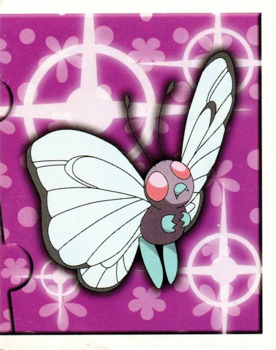 Butterfree - 157 - Merlin Sticker Series 1