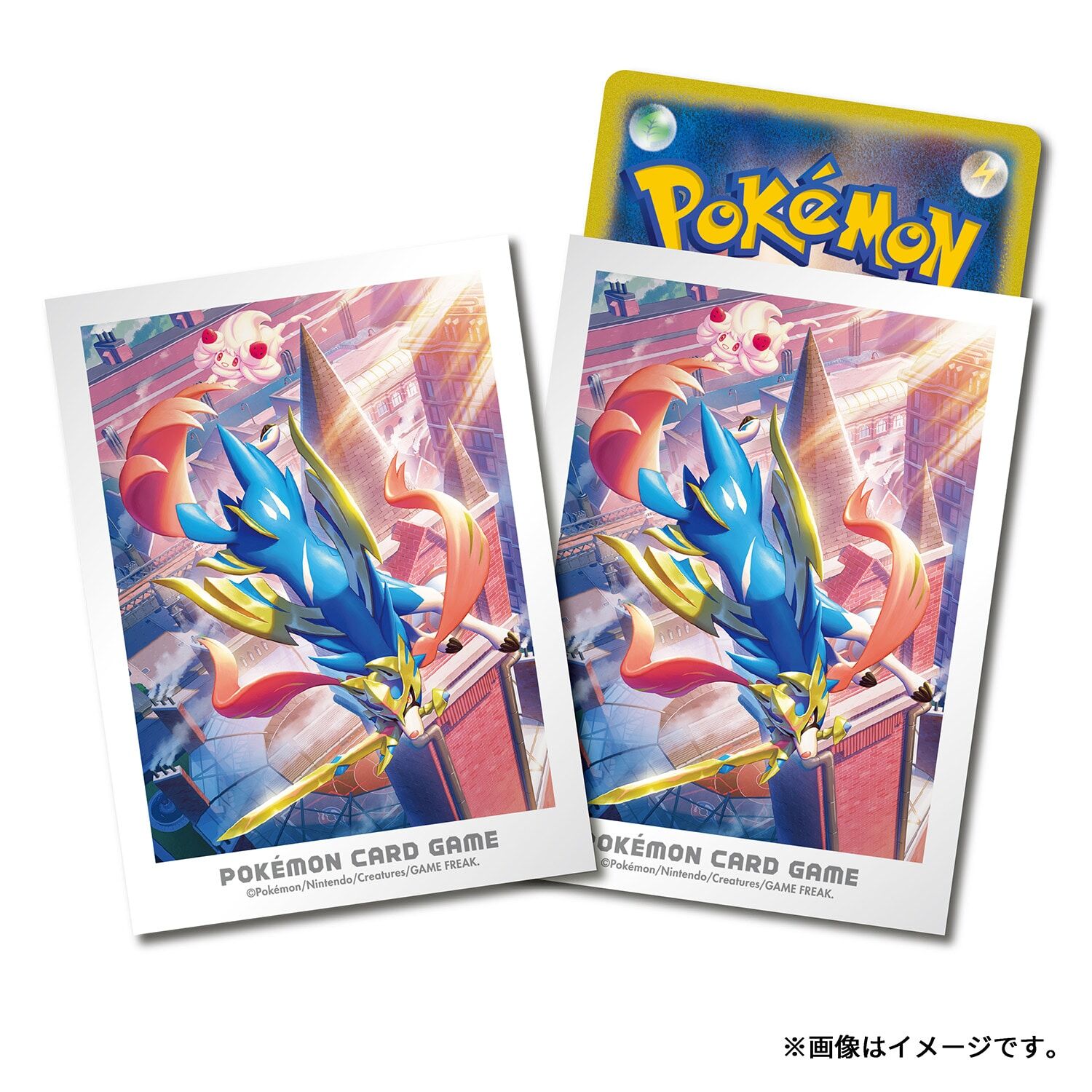 Pokemon Center Deck Sleeves Galar Adventure Zacian & Alcremie Pokemon Center Deck Sleeves Galar Adventure Zacian & Alcremie