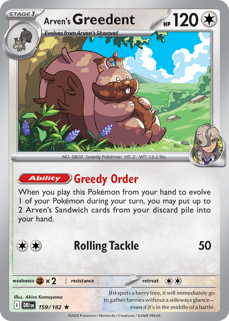 Arven’s Greedent - 159/182 - EN