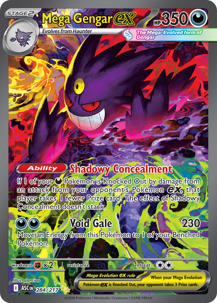 Mega Gengar ex - 284/217 - EN