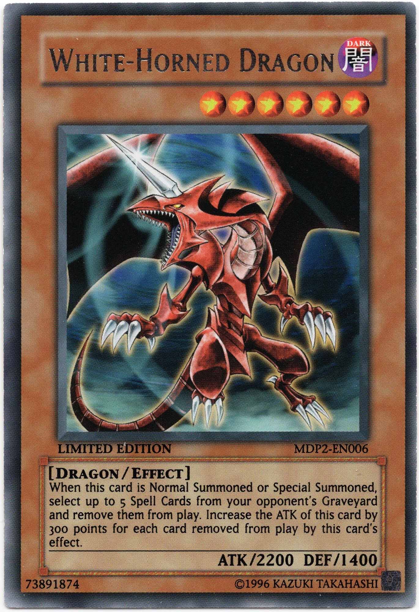 white-horned-dragon-mdp2-en006-rare-limited-edition-lightly-played-_0 White-Horned Dragon - MDP2-EN006 - Rare - Limited Edition (Lightly Played)