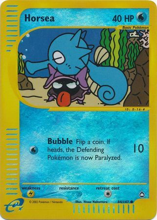 Horsea - 84/147 - Reverse Holo - EN Horsea - 84/147 - Reverse Holo - EN