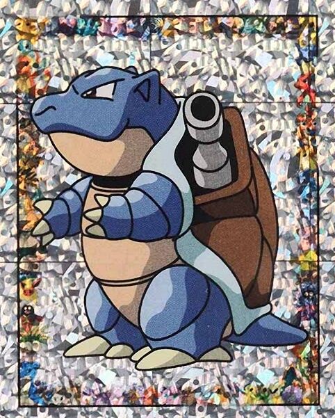 Blastoise-Prism - S4 - Merlin Sticker Series 1