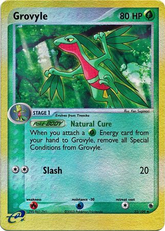 Grovyle - 32/109 - Reverse Holo - EN Grovyle - 32/109 - Reverse Holo - EN
