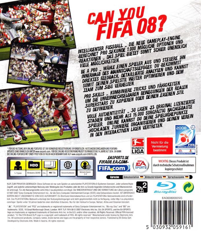Fifa 08 - PS3