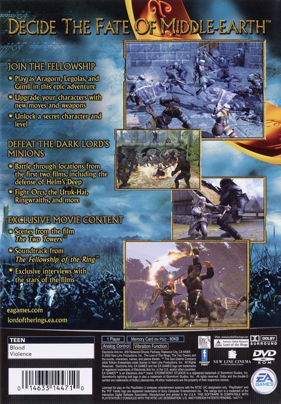 Der Herr der Ringe: Die zwei Türme - PS2 - DE