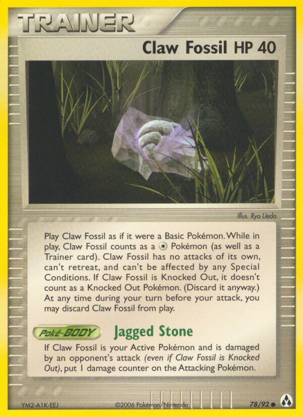 Claw Fossil - 78/92 - EN Claw Fossil - 78/92 - EN