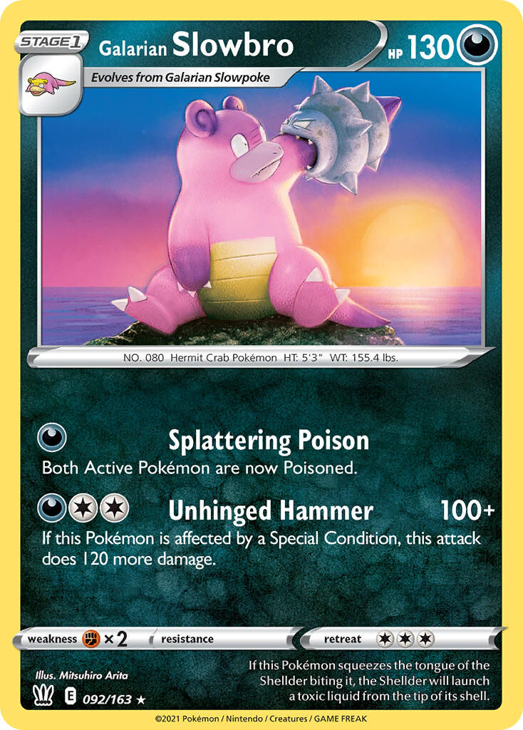 Galarian Slowbro - 092/163 - EN Galarian Slowbro - 092/163 - EN