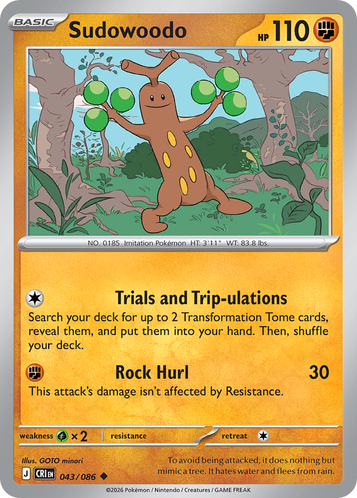 Sudowoodo - 043/086 - EN