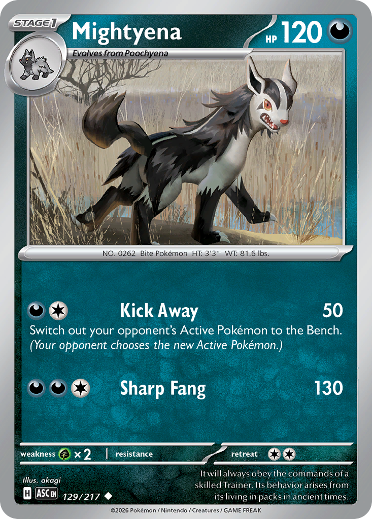 Mightyena - 129/217 - EN