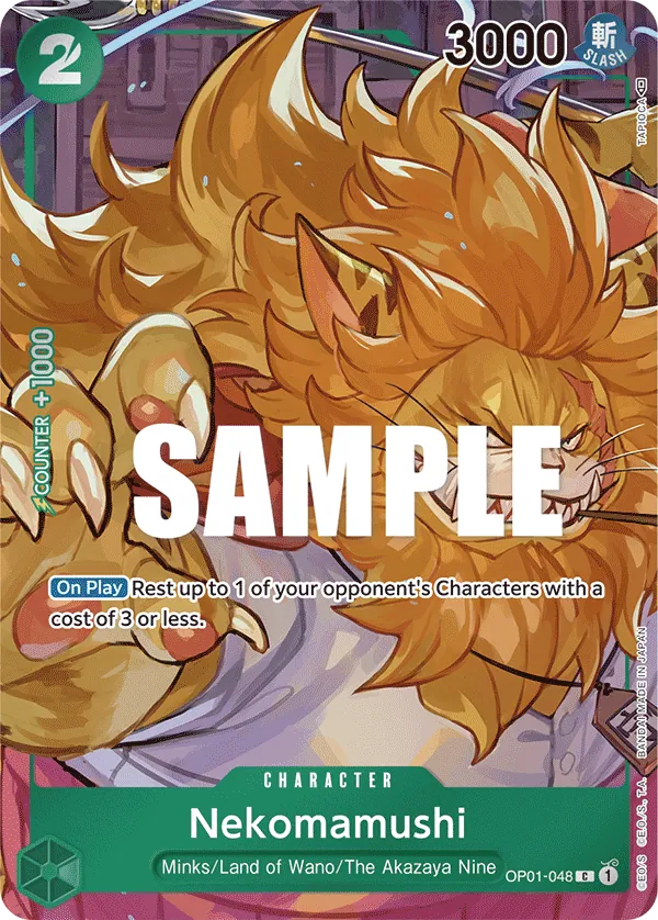 Nekomamushi - OP01-048 - Alternate Art