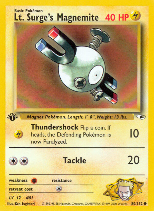 Lt. Surge’s Magnemite - 80/132 - EN