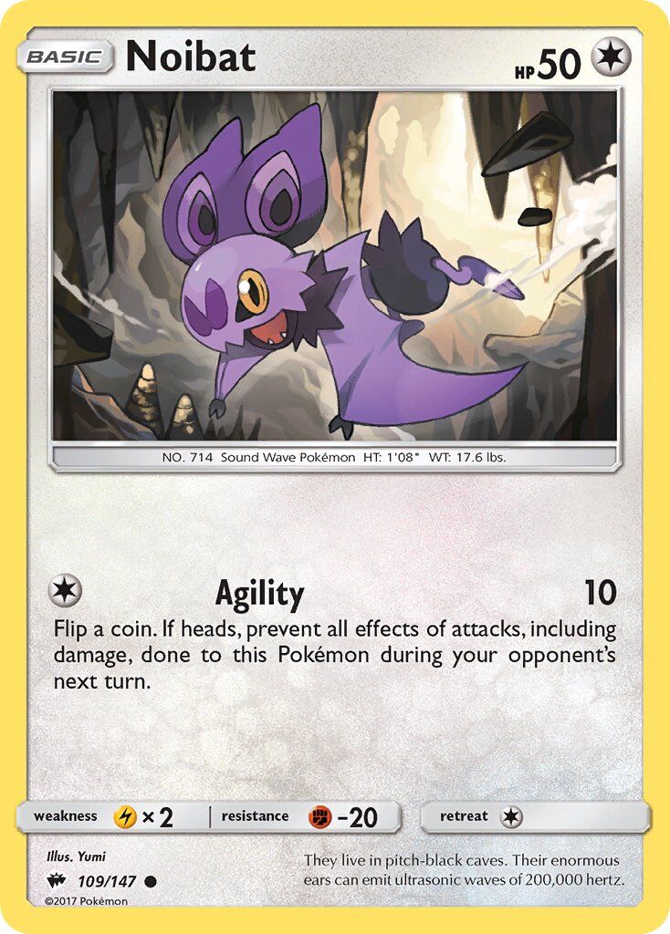 noibat-109-147-pokemon-tcg-lightly-played-en Noibat - 109/147 - Pokémon TCG - Lightly Played - EN