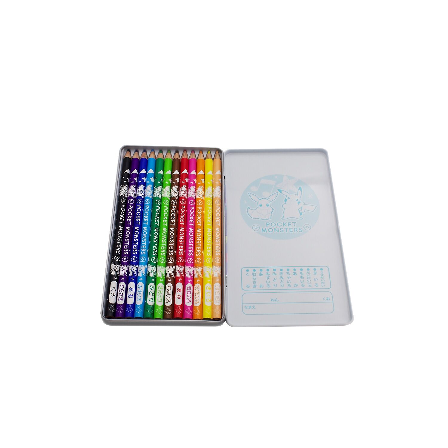 Pokemon Center Original Eeveelutions 12-Colored Pencil Pastel Flakes