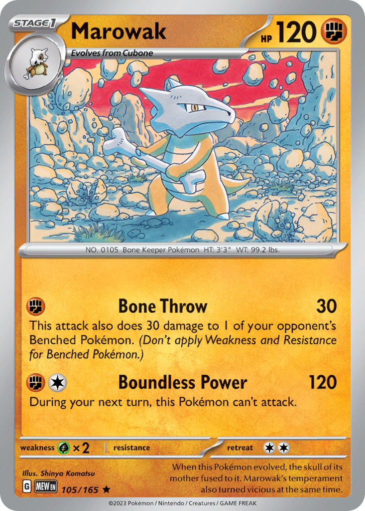 Marowak - 105/207 - EN