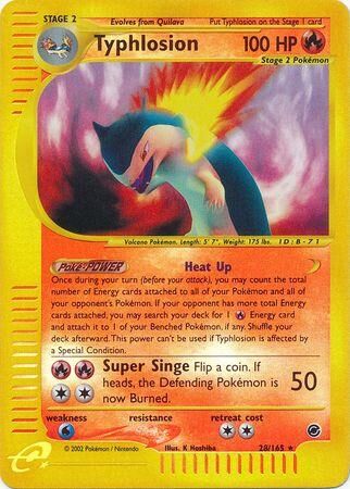 Typhlosion - 28/165 - Reverse Holo - EN Typhlosion - 28/165 - Reverse Holo - EN