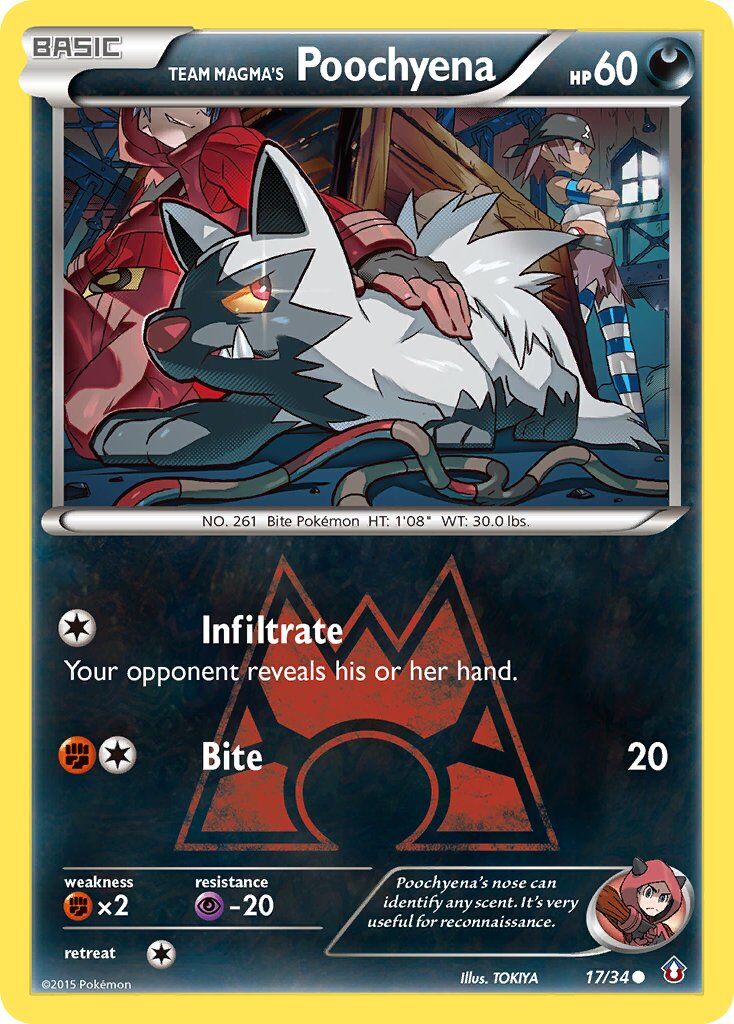 Team Magma’s Poochyena - 17/34 - EN Team Magma’s Poochyena - 17/34 - EN