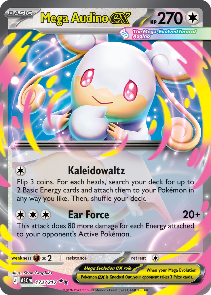 Mega Audino ex - 172/217 - EN