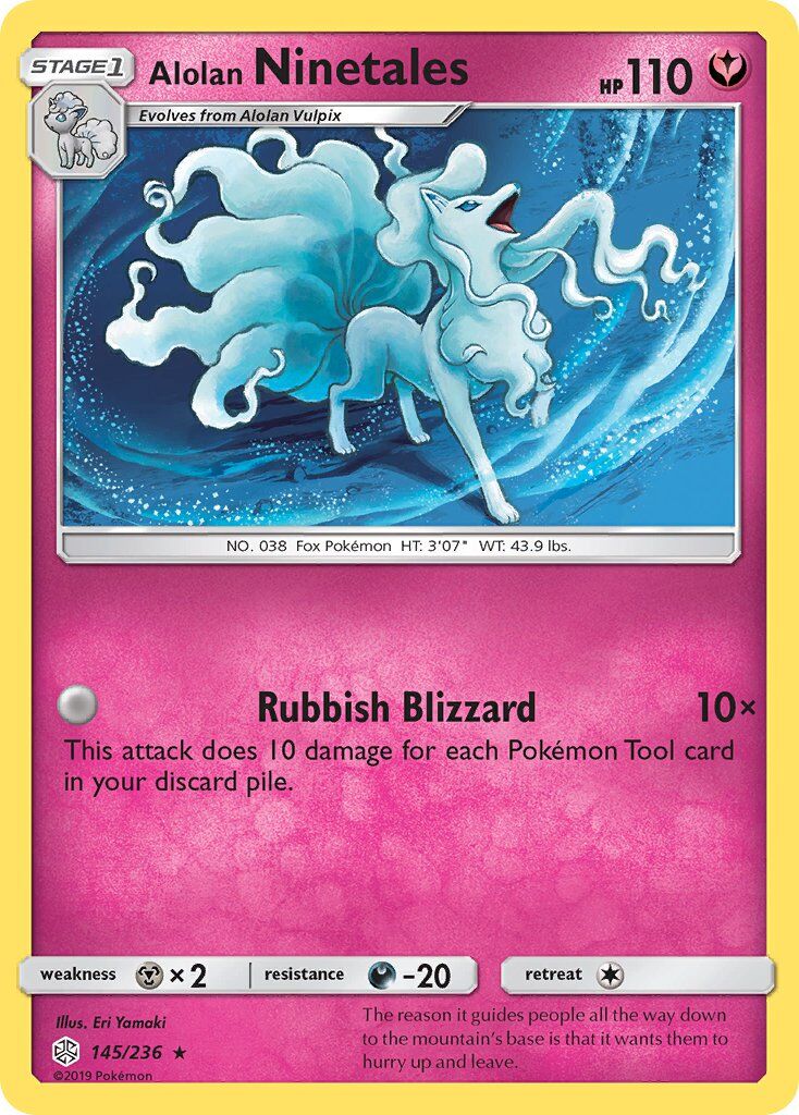 Alolan Ninetales - 145/236 - EN Alolan Ninetales - 145/236 - EN