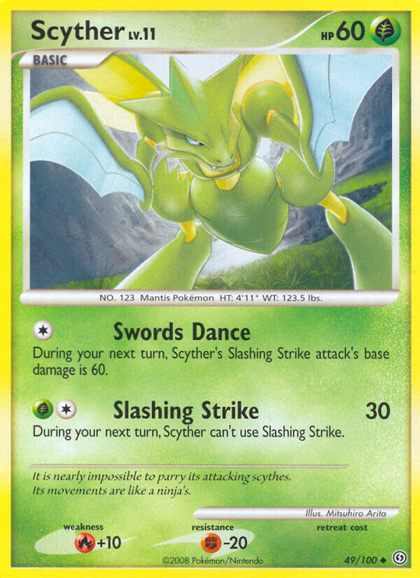 Scyther - 49/100 - EN Scyther - 49/100 - EN