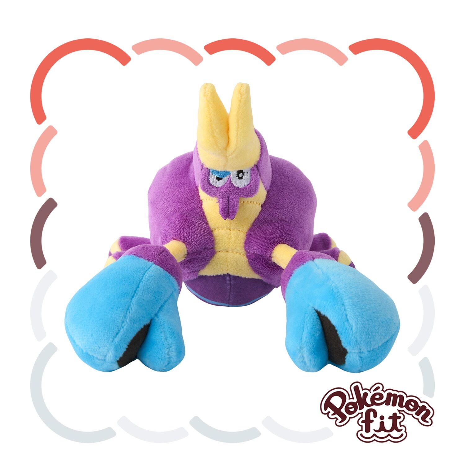 Crabrawler Sitting Cuties Plush - 16.0 cm