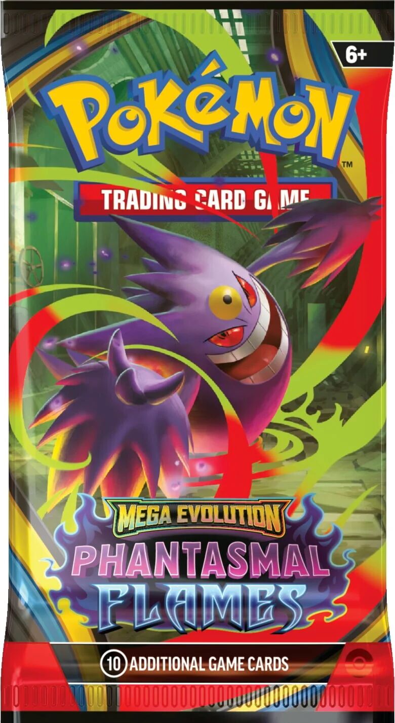 Pokémon TCG: Mega Evolution - Phantasmal Flames Booster Pack (10 Cards) - EN