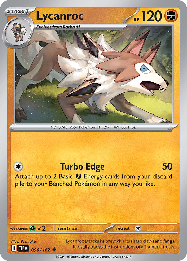 Lycanroc - 090/162 - EN Lycanroc - 090/162 - EN