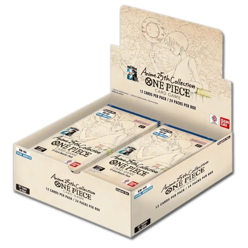 Memorial Anime 25th Collection - Extra Booster Box EB-02 (24) - One Piece Card Game - EN Memorial Anime 25th Collection - Extra Booster Box EB-02 (24) - One Piece Card Game - EN